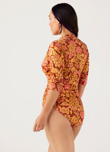 Load image into Gallery viewer, Bree Half Sleeve One Piece Peonia