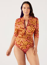 Load image into Gallery viewer, Bree Half Sleeve One Piece Peonia