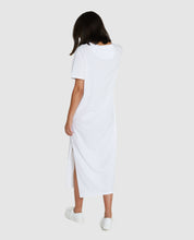 Load image into Gallery viewer, Boxy T-Dress | White