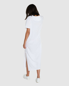 Boxy T-Dress | White