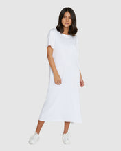 Load image into Gallery viewer, Boxy T-Dress | White
