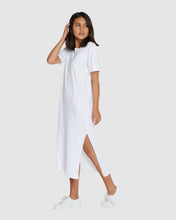 Load image into Gallery viewer, Boxy T-Dress | White