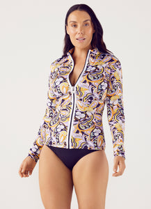 Carrie High Neck Swim Top Ambiente