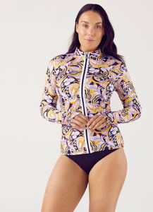 Carrie High Neck Swim Top Ambiente