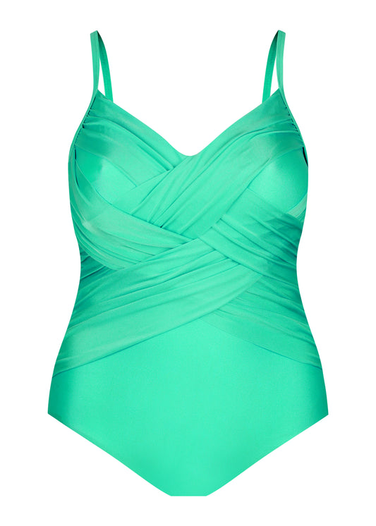 Criss Cross One Piece - Mint Green