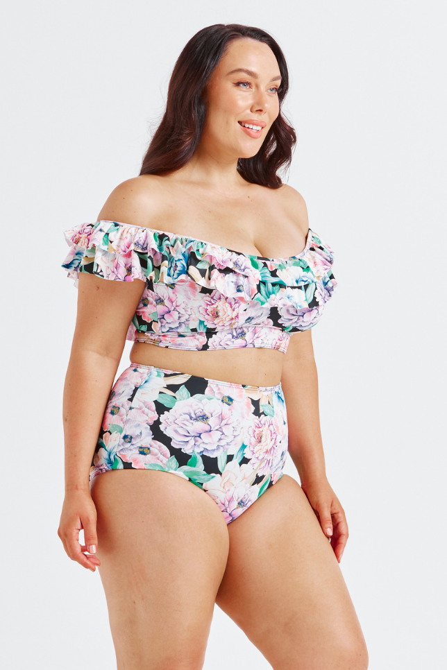 High Waisted Pant - Positano Black