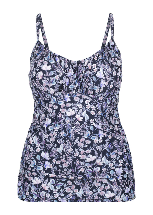 Underwire Tankini Top F/G - Navy Floral