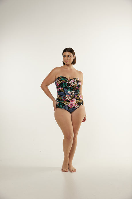 Waikiki Twist Front Bandeau One Piece