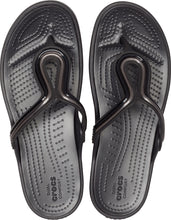 Load image into Gallery viewer, Crocs Australia Sanrah Metalblock Flat Flip One Country Mouse Yamba 