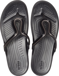 Crocs Australia Sanrah Metalblock Flat Flip One Country Mouse Yamba 