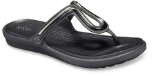Load image into Gallery viewer, Crocs Australia Sanrah Metalblock Flat Flip One Country Mouse Yamba 
