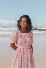 Load image into Gallery viewer, Sadie Dress Pink Checker