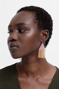 Branna Earring - Floss Pink