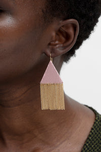 Branna Earring - Floss Pink