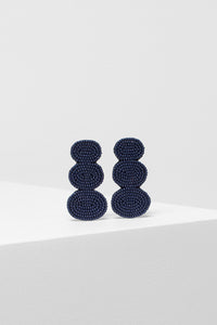 JENS STACKED EARRING | NAVY