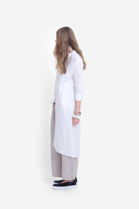 ELK THE LABEL Dania Shirt Dress | White