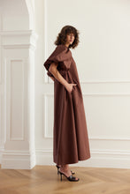 Load image into Gallery viewer, Elle Puff Sleeve Maxi - Chocolate