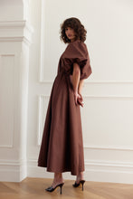 Load image into Gallery viewer, Elle Puff Sleeve Maxi - Chocolate