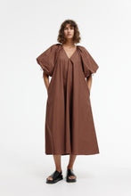 Load image into Gallery viewer, Elle Puff Sleeve Maxi - Chocolate