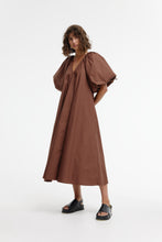 Load image into Gallery viewer, Elle Puff Sleeve Maxi - Chocolate