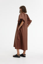 Load image into Gallery viewer, Elle Puff Sleeve Maxi - Chocolate