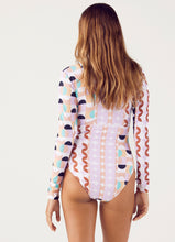 Load image into Gallery viewer, Emma Long Sleeve One Piece Geometrica
