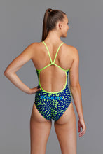 Load image into Gallery viewer, Funkita Ladies Single Strap One Piece - Purry Palm