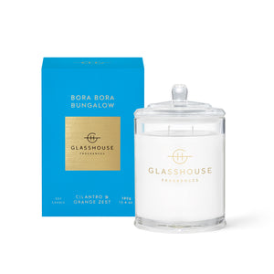 Glasshouse Candle 380g Soy Candle bora bora bungalow