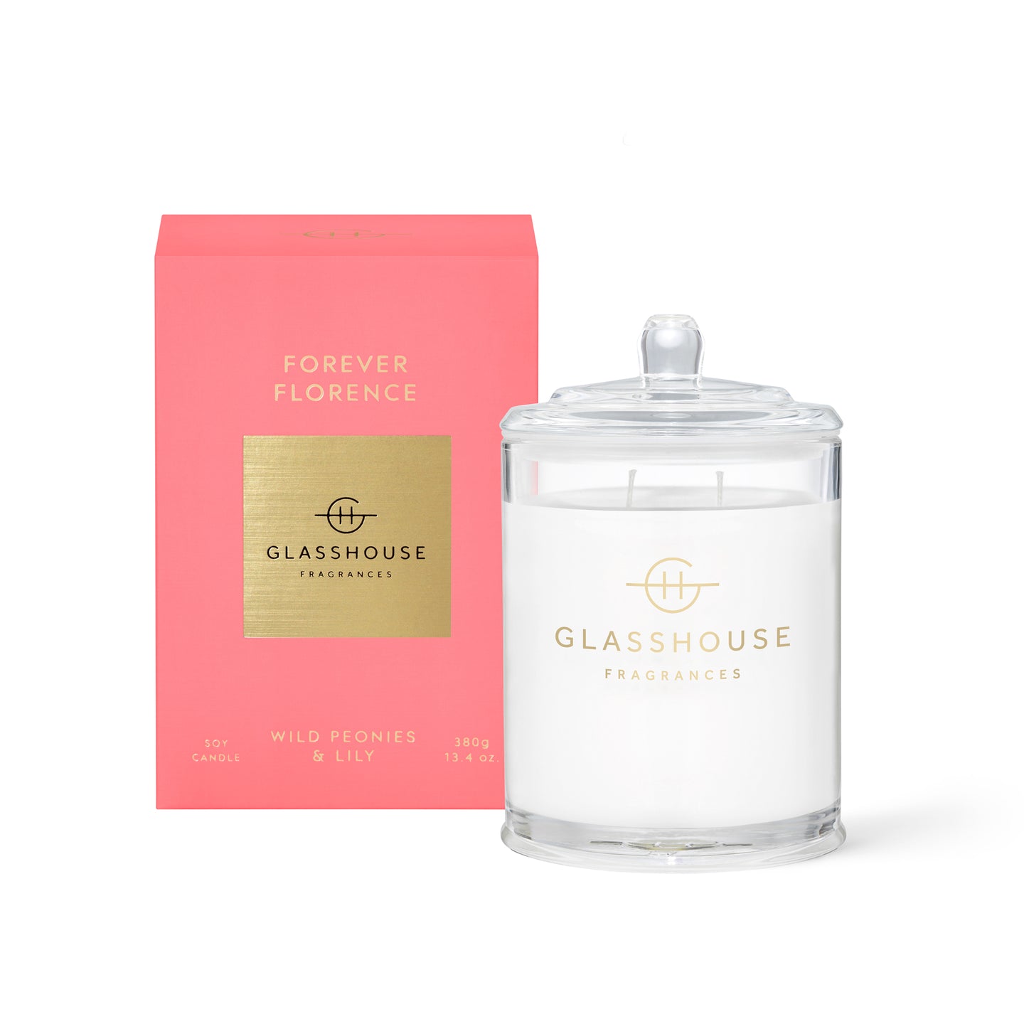 Glasshouse Candle 380g Soy Candle forever florence