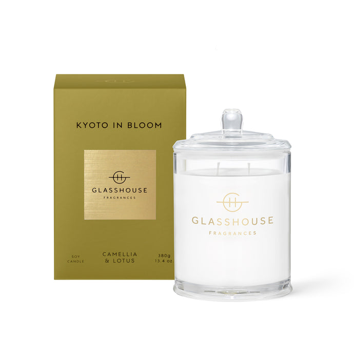 Glasshouse Candle 380g Soy Candle kyoto in bloom