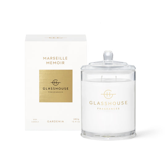 Glasshouse Candle 380g Soy Candle marseille memoir