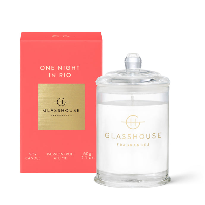 One Night in Rio by Glasshouse. 60g-Soy-Candle
