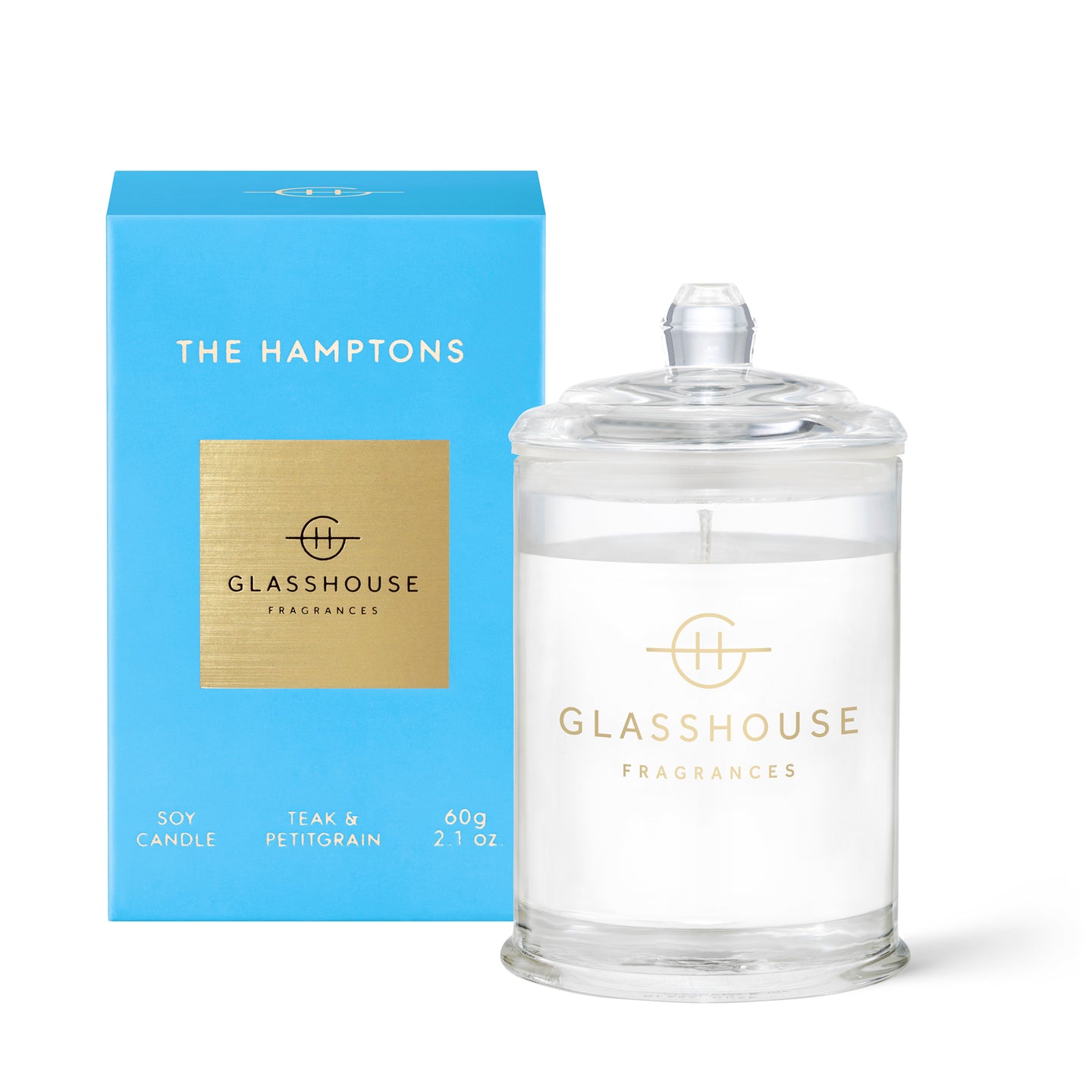 The Hamptons by Glasshouse. 60g-Soy-Candle