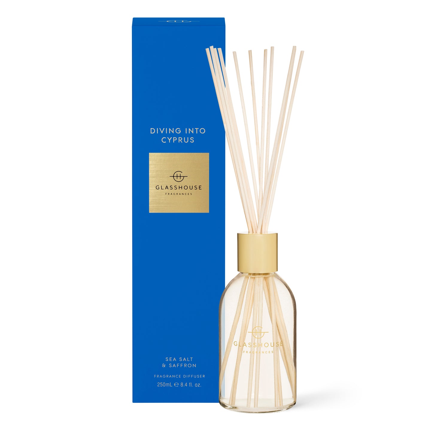 Glasshouse Fragrance Diffuser Diving into Cyprus
