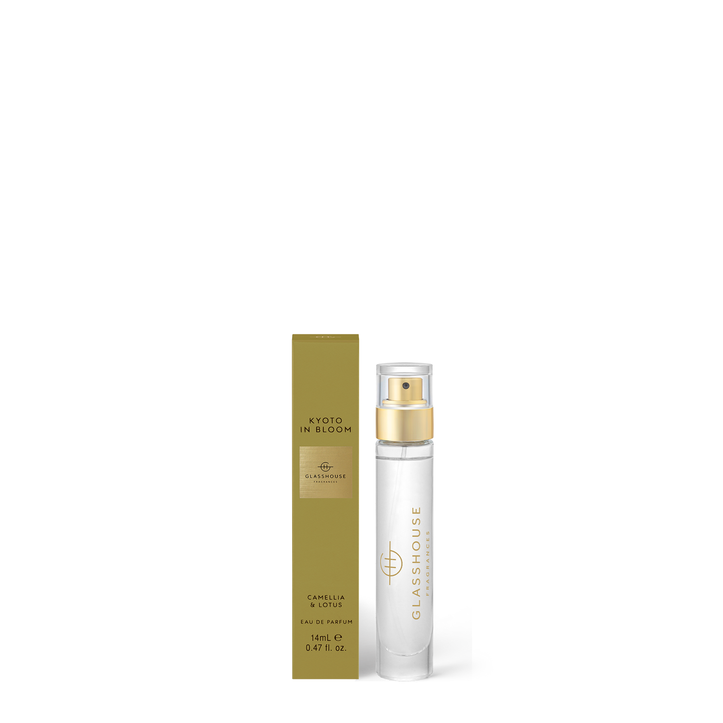 Glasshouse Fragrances Kyoto in Bloom | 14mL Eau De Parfum | Camellia & Lotus