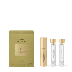 Kyoto in Bloom | Twist & Spray Refillable Atomiser | Camellia & Lotus