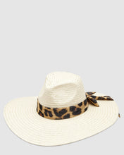 Load image into Gallery viewer, Morocco Ivory Leopard Hat