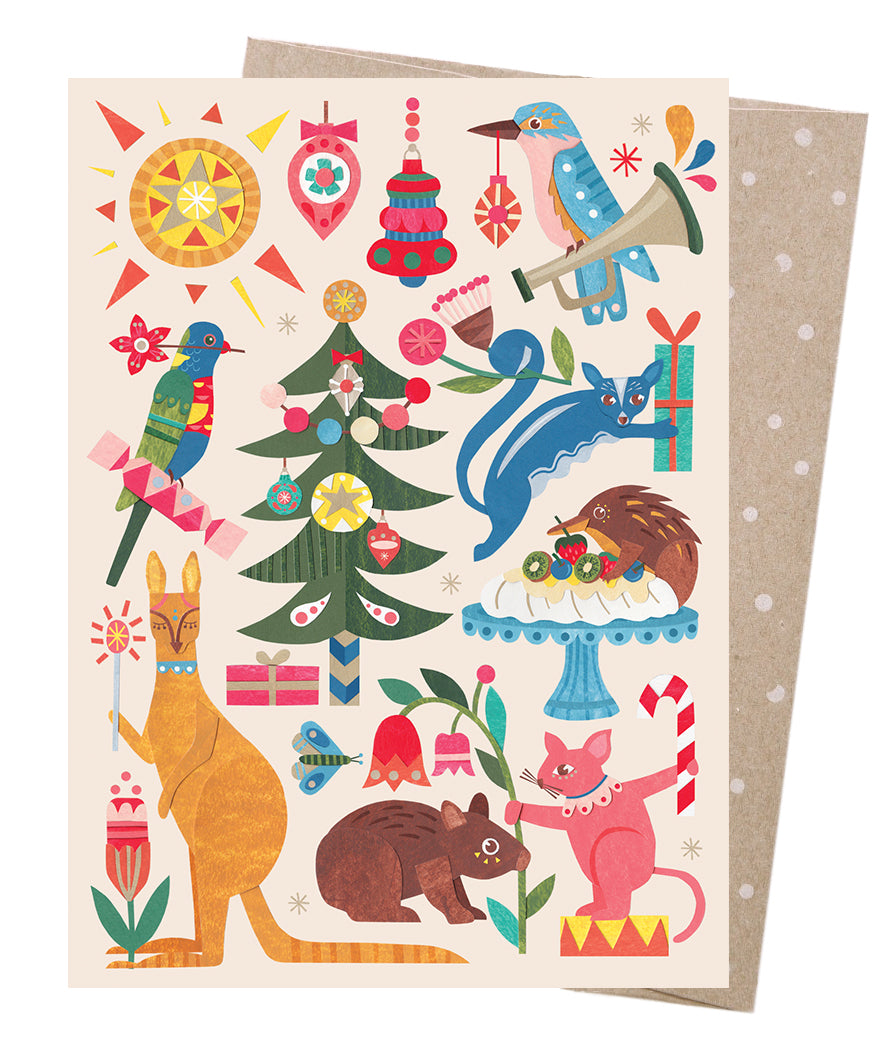 Christmas Card - Festive Fauna