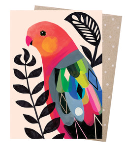 EARTH GREETING CARDS Greeting Card - King Parrot