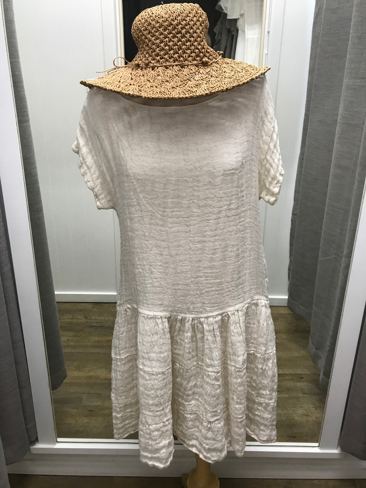 Italian Linen Tiered Dress | Canapa
