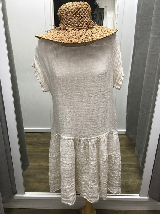 Italian Linen Tiered Dress | Canapa