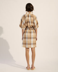 Vista Dress - Safari Check