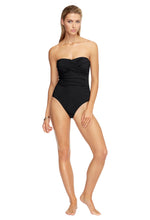 Load image into Gallery viewer, JETS CONTOUR | D-DD CUP BANDEAU ONE PIECE | BLACK