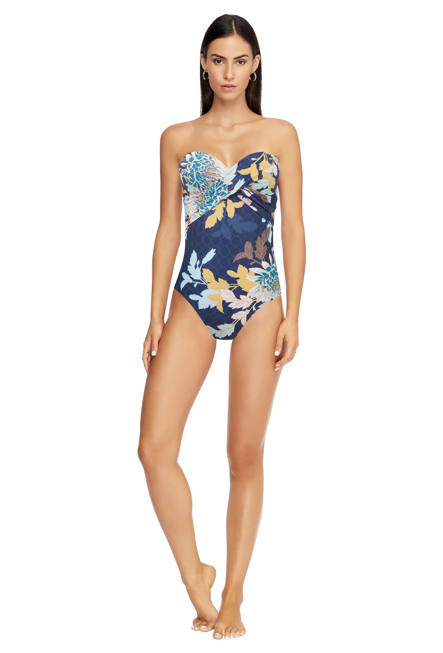 ELEMENTS | BANDEAU ONE PIECE | INK