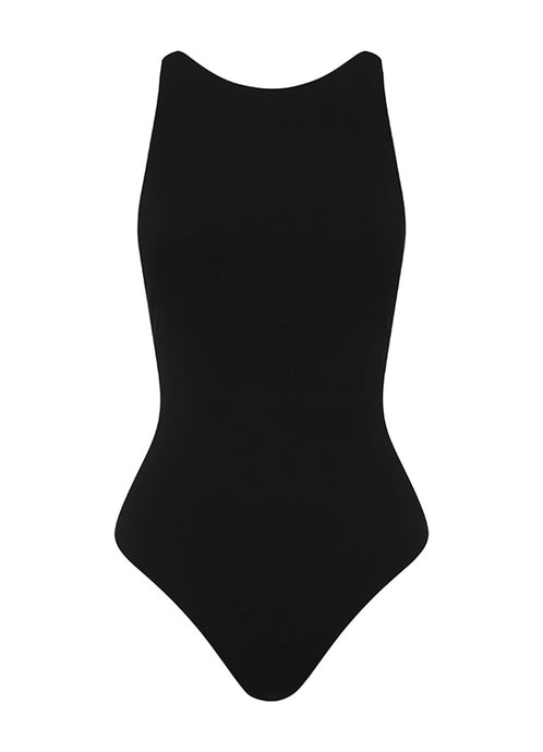 Jets Australia Swimwear, Australian Swimwear, Resortwear, Swim, Yamba Swim, Swimming Yamba JETSET HIGH NECK 1PCE | BLACK