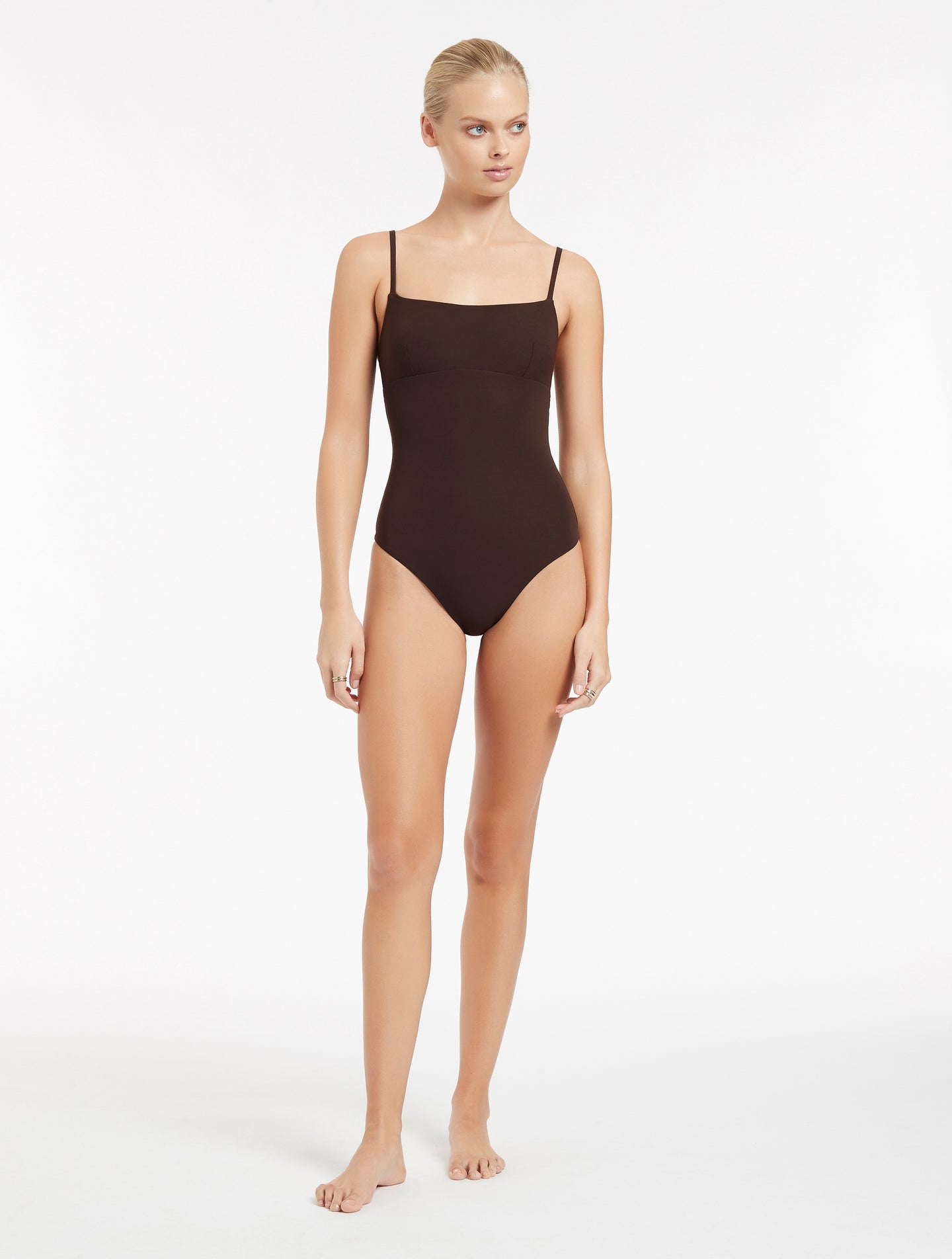 Jetset Tank One Piece - Chocolate