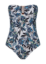 Load image into Gallery viewer, ISOLA BELLA BANDEAU 1PCE | AQUA/WHITE