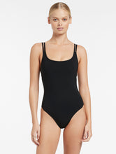Load image into Gallery viewer, Jetset Double Strap  Onepiece - Black