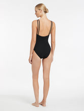 Load image into Gallery viewer, Jetset Double Strap  Onepiece - Black