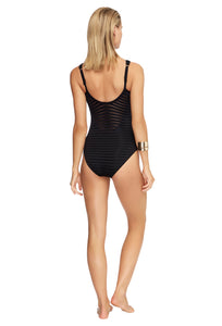 PARRALLELS | DD-E OVERLAY ONE PIECE | BLACK